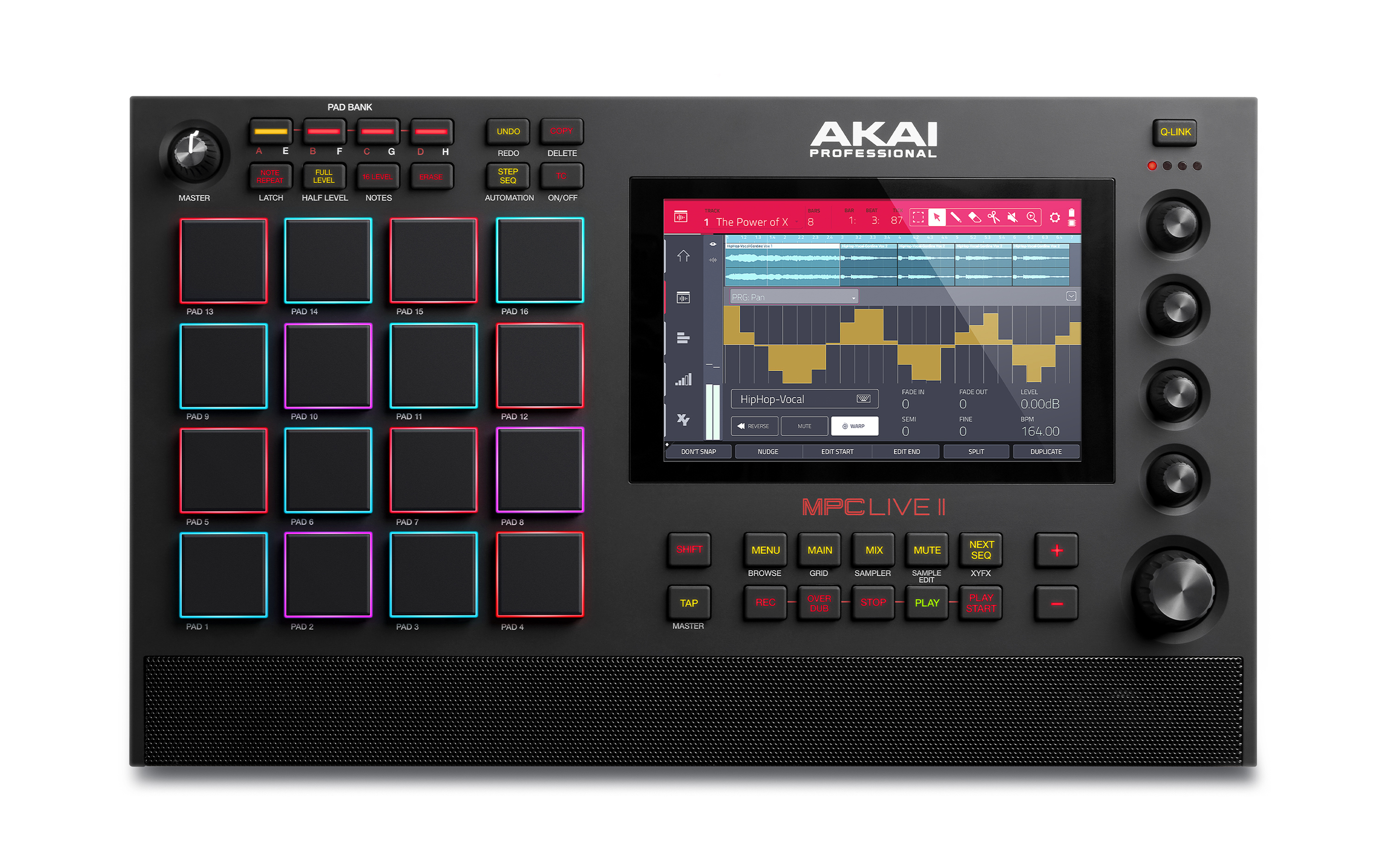 製品情報：MPC LIVE II：AKAI professionalMIDIコントローラー