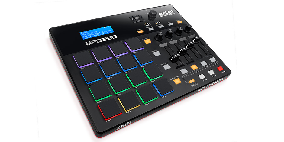 製品情報：MPD226：AKAI professionalhiphop MIDIコントローラー