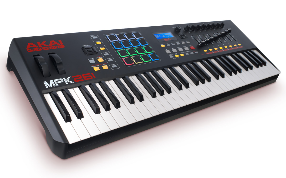 AKAI MPK261 MIDI鍵盤 midiキーボード midiコントローラー